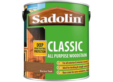 Sadolin Classic Wood Protection Burma Teak 2.5 Litre