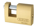 ABUS Mechanical 82/63Mm Monoblock Brass Shutter Padlock Carded