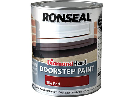 Ronseal Diamond Hard Doorstep Paint Tile Red 750Ml