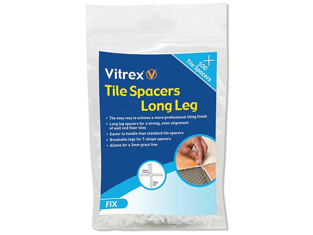 Vitrex Long Leg Spacer 4Mm Pack Of 500