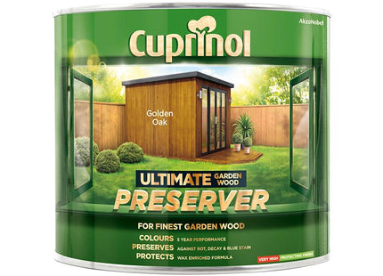 Cuprinol Ultimate Garden Wood Preserver Golden Oak 1 Litre