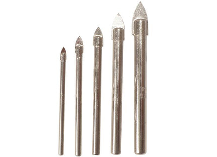 IRWIN Glass & Tile Drill Bit Set Of 5