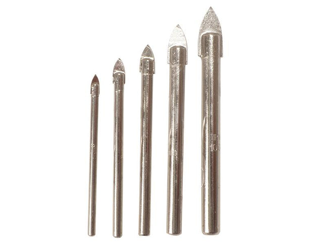 IRWIN Glass & Tile Drill Bit Set Of 5