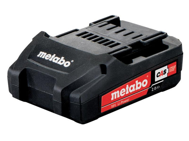 metabo Slide Battery Pack 18V 2.0Ah Li-ion