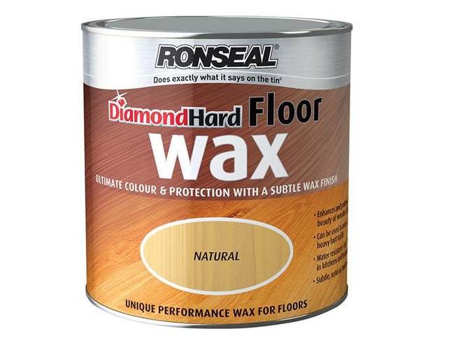 Ronseal Diamond Hard Floor Wax Natural 2.5 Litre