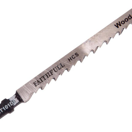 Faithfull Wood Jigsaw Blades Pack Of 5 T101Dp