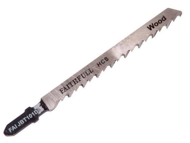 Faithfull Wood Jigsaw Blades Pack Of 5 T101Dp