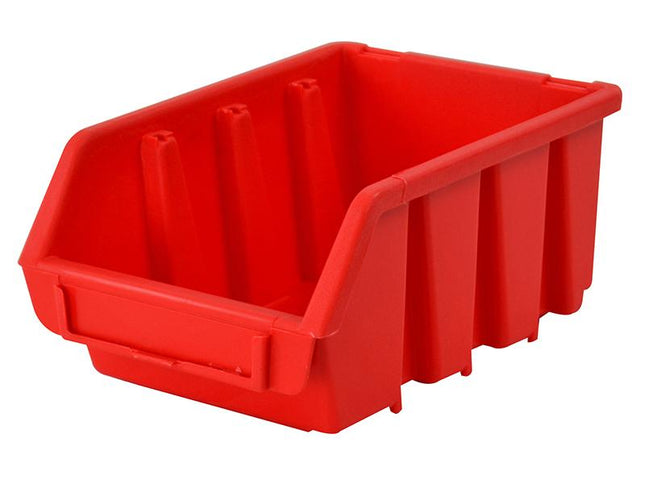 Faithfull Interlocking Storage Bin Size 3 Red 170 X 240 X 126Mm