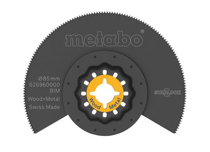 metabo Starlock BIM Segment Saw Blade 85mm