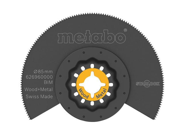 metabo Starlock BIM Segment Saw Blade 85mm