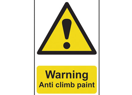 Scan Warning Anti Climb Paint - Pvc 200 X 300Mm