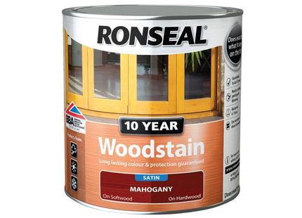 Ronseal 10 Year Woodstain Mahogany 750Ml
