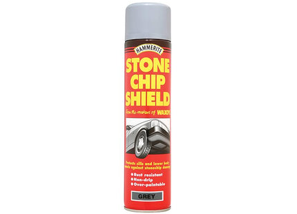 Hammerite Stonechip Shield Grey Aerosol 600Ml