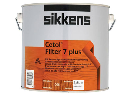 Sikkens Cetol Filter 7 Plus Translucent Woodstain Light Oak 2.5 Litre