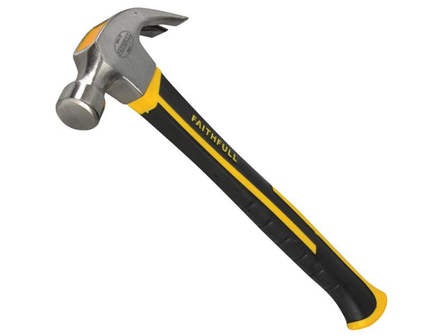 Faithfull Claw Hammer Fibreglass Handle 227G (8Oz)