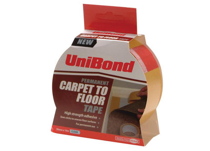 Unibond Carpet Tape Permanent 50Mm X 10M