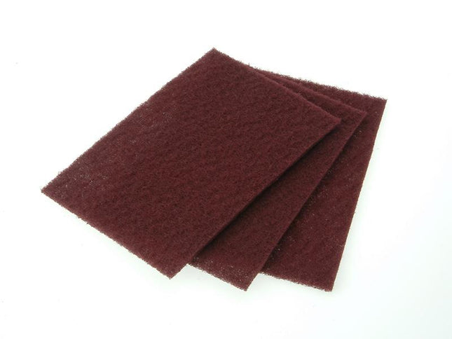 Faithfull Hand Pad Maroon Very Fine 230 X 150Mm (10)