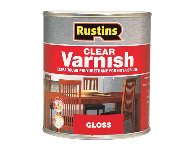 Rustins Polyurethane Varnish Gloss Clear 2.5 Litre