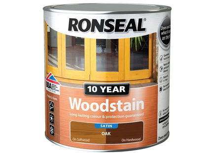 Ronseal 10 Year Woodstain Oak 2.5 Litre