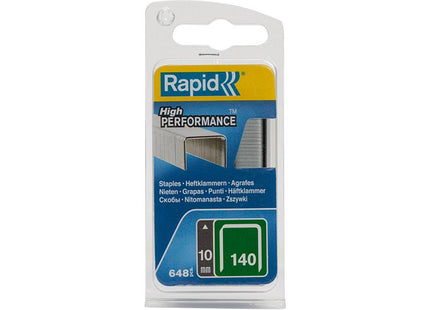 RAPID 140/10Nb 10Mm Galvanised Staples Narrow Box 650