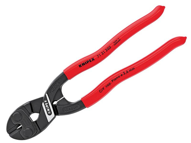 KNIPEX Cobolt Recess Compact Bolt Cutter Pvc Grip 200Mm (8In)