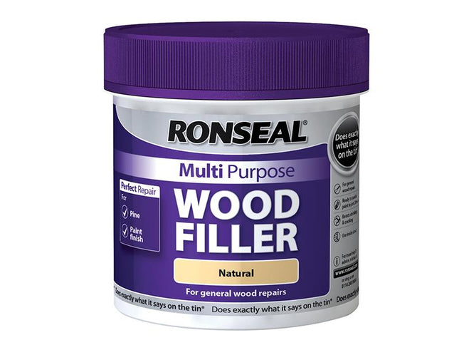 Ronseal Multi Purpose Wood Filler Tub Natural 465G