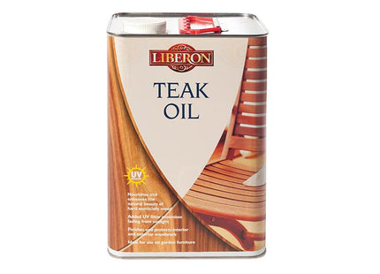 Liberon Teak Oil With Uv Filters 5 Litre