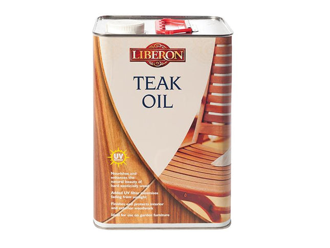 Liberon Teak Oil With Uv Filters 5 Litre