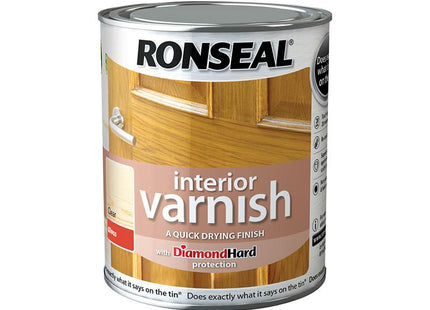 Ronseal Interior Varnish Quick Dry Gloss Clear 2.5 Litre