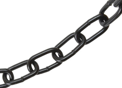Faithfull Black Japanned Chain 5Mm X 10M Box - Max Load 160Kg