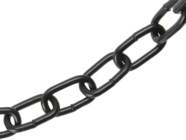 Faithfull Black Japanned Chain 5Mm X 10M Box - Max Load 160Kg