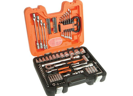 Bahco S910 Socket & Spanner Set Of 92 Metric & Af 1/4 & 1/2In Drive
