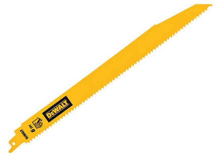 DEWALT Bi-Metal Wood Demolition Reciprocating Blade 304mm x 6 TPI (Pack 5)