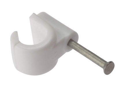 Forgefix Pipe Clip With Masonry Nail 11Mm Box 100