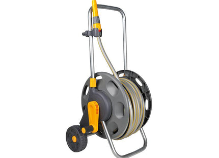 Hozelock 2434 60M Assembled Hose Cart & 30M Of 12.5Mm Hose