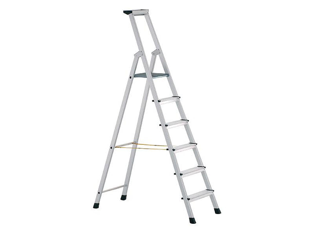 Zarges Anodised Trade Platform Steps, Platform Height 1.32M 6 Rungs