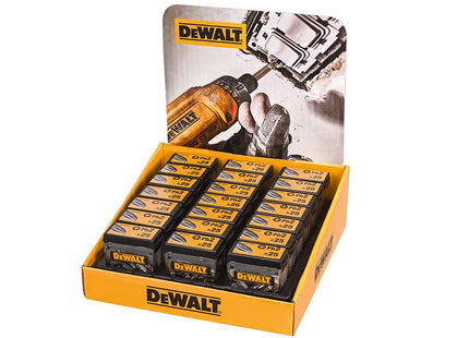 DEWALT Ph2 25Mm Standard Tic Tac Display 21 X Packs Of 25