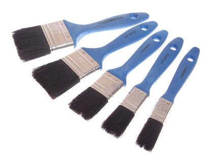 Faithfull Utility Paint Brush Set Of 5 19 25 38 50 & 75Mm