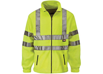 Scan Hi-Vis Yellow Full Zip Fleece - L (42In)