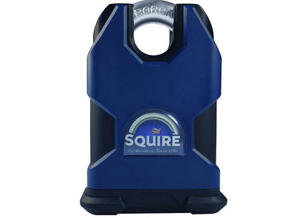 Henry Squire Ss50Cp5 Stronghold Solid Steel & Brass Padlock 50Mm Closed Shackle Cen3