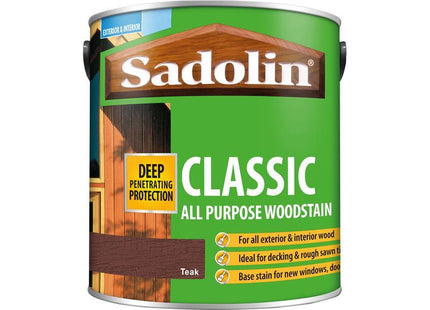 Sadolin Classic Wood Protection Teak 2.5 Litre