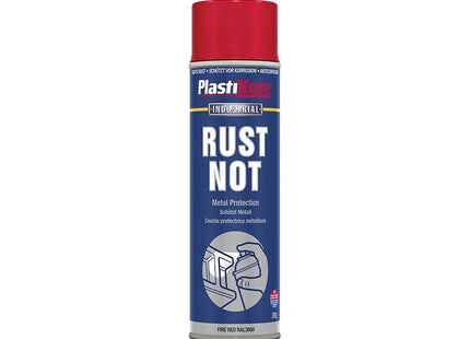 Plastikote Rust Not Spray Matt Red 500Ml
