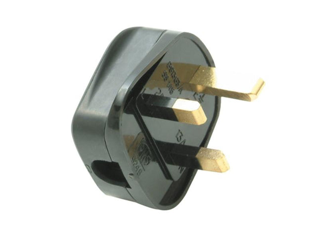 Smj Black Plug 13A Fused (Trade Pack Of 20)