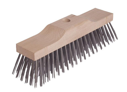 Lessmann Broom Head Raised Wooden Stock 6 Row 300Mm X 70Mm