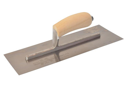 Marshalltown Mxs13Ss Plasterer'S Finishing Trowel Stainless Steel Wooden Handle 13 X 5In