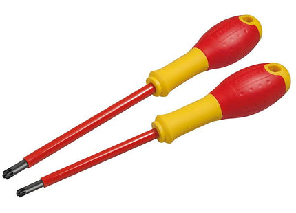 Stanley Tools Fatmax Vde Insulated Borneo Pozi Scewdriver Set Of 2
