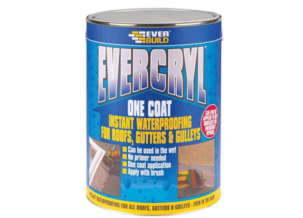 Everbuild EVERCRYL One Coat White 5kg