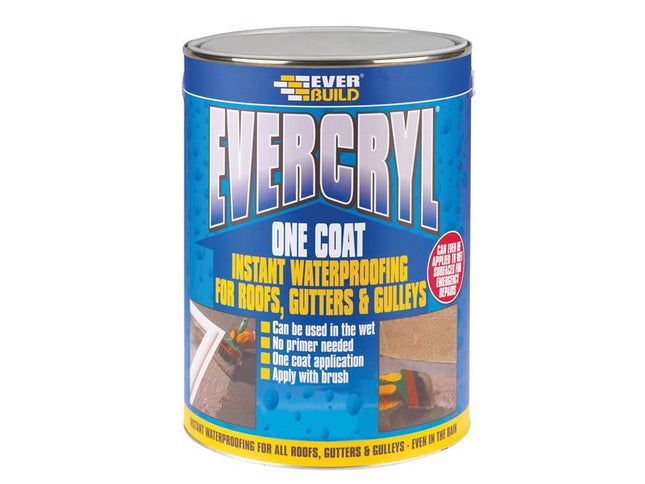 Everbuild EVERCRYL One Coat White 5kg