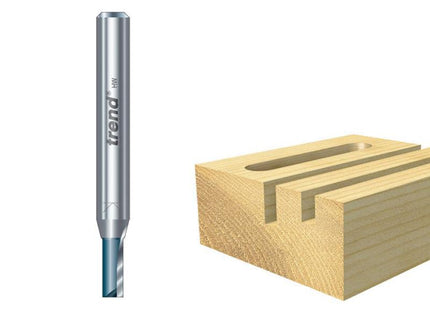 TREND C008 X 1/4 Tct Two Flute Cutter 6.3Mm X 25.4Mm