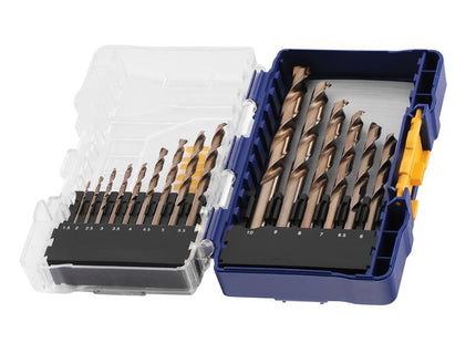 IRWIN HSS Cobalt Drill Bit Set, 15 Piece